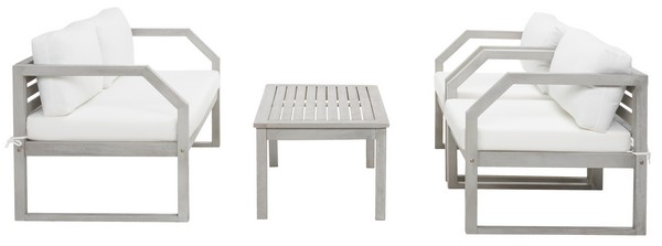 Dren 4 Pc Living Set/Grey Beige