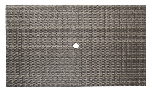 Akita Folding Table/Grey Brown/White
