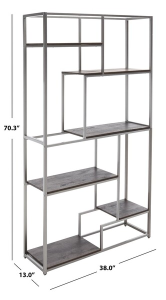 Rege 7 Shelf Etagere/Silver