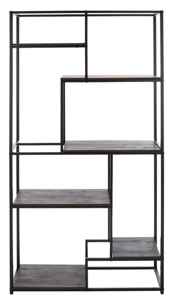 Rege 7 Shelf Etagere/Matte Black