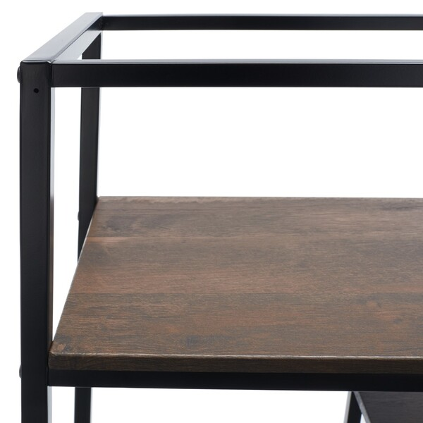 Rege 7 Shelf Etagere/Matte Black