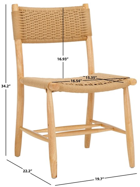 Hylos Rope Dining Chair Set Of 2