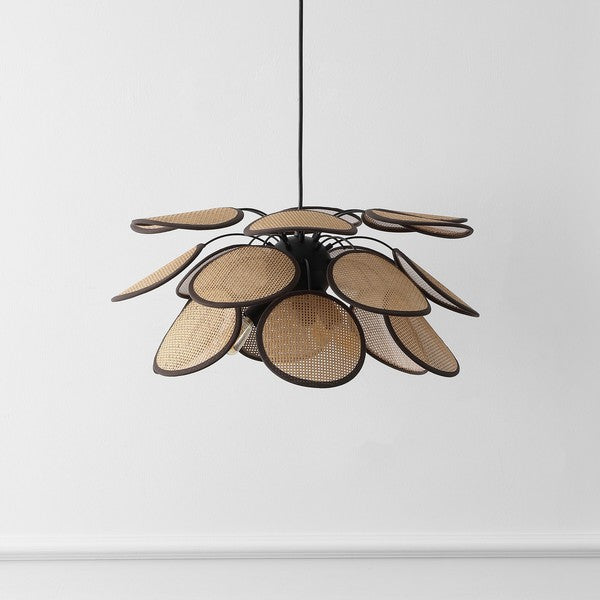Luana Rattan / Metal Pendant