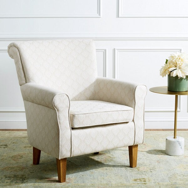 Hazina Club Chair/Beige Flower