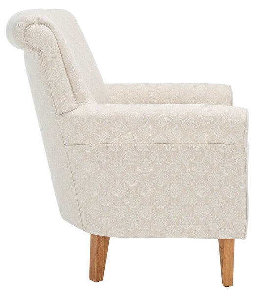 Hazina Club Chair/Beige Flower