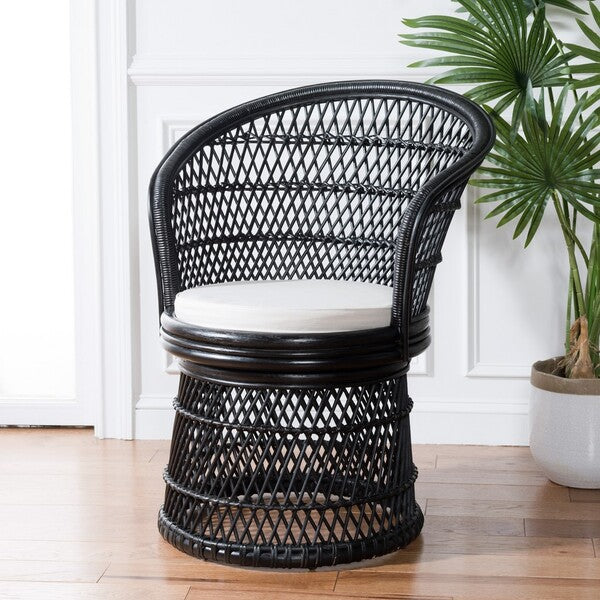 Iola Swivel Accent Chair W/ Cushion Black