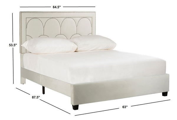 Solania Bed Queen/Cream