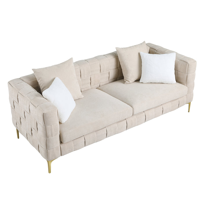 Weave sofa contemporary new concept sofa and loveseat handcrafted