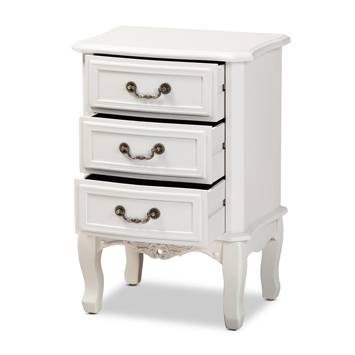 Gabrielle French Style Nightstand - Cool Stuff & Accessories
