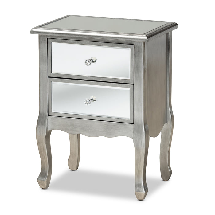 Leonie Mirrored Nightstand - Cool Stuff & Accessories
