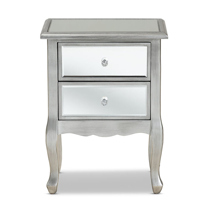Leonie Mirrored Nightstand - Cool Stuff & Accessories