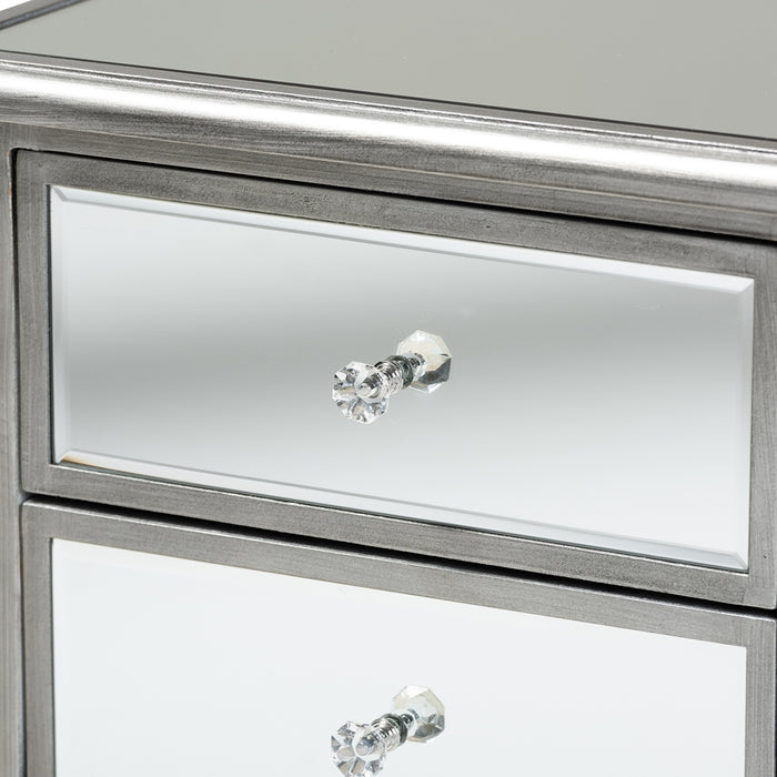 Leonie Mirrored Nightstand - Cool Stuff & Accessories
