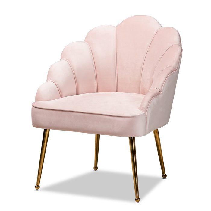 Cinzia Fabric Accent Chair/Pink - Cool Stuff & Accessories