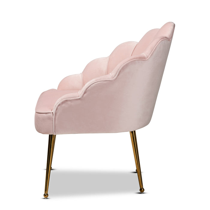 Cinzia Fabric Accent Chair/Pink - Cool Stuff & Accessories