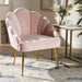 Cinzia Fabric Accent Chair/Pink - Cool Stuff & Accessories