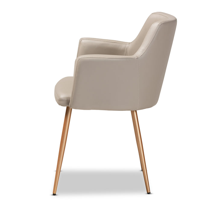 Martine Gold Metal Dining Chair - Cool Stuff & Accessories