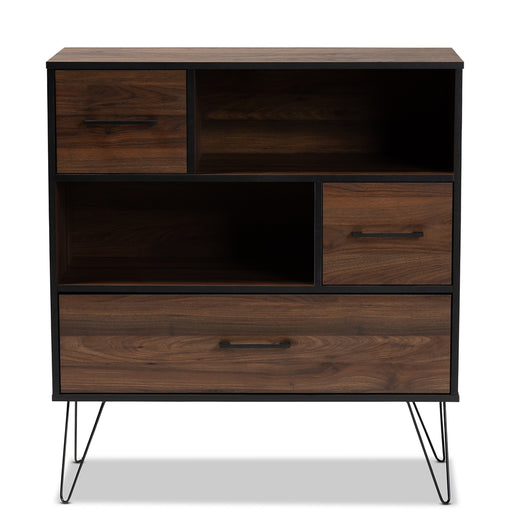 Charis Modern Walnut Bookcase - Cool Stuff & Accessories