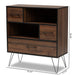 Charis Modern Walnut Bookcase - Cool Stuff & Accessories