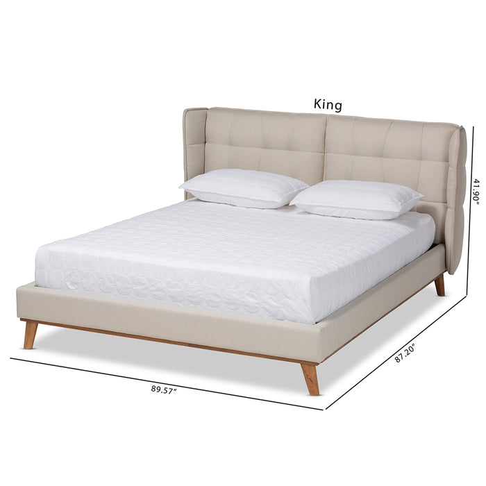 Gretchen Modern King Platform Bed - Cool Stuff & Accessories