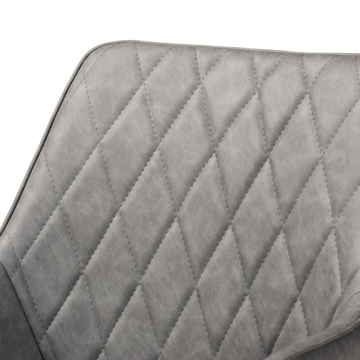 Astrid Dining Chair Set of 4 Grey/Black