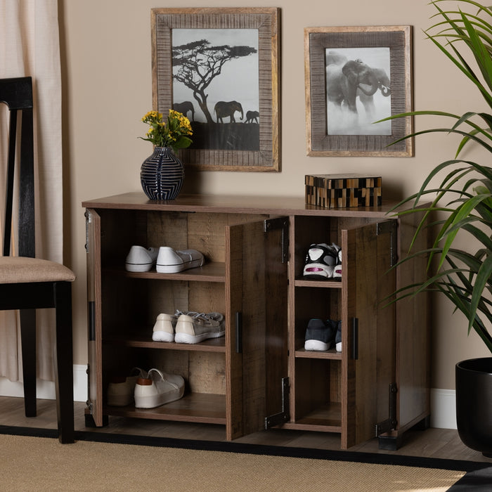 Cyrille Rustic Shoe Cabinet - Cool Stuff & Accessories