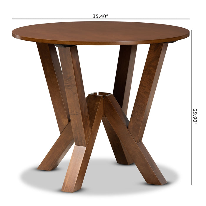 Irene Modern Round Wood Dining Table - Cool Stuff & Accessories