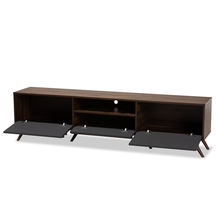 Naoki Modern Walnut TV Stand - Cool Stuff & Accessories