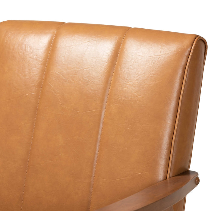 Nikko Faux Leather Lounge Chair - Cool Stuff & Accessories