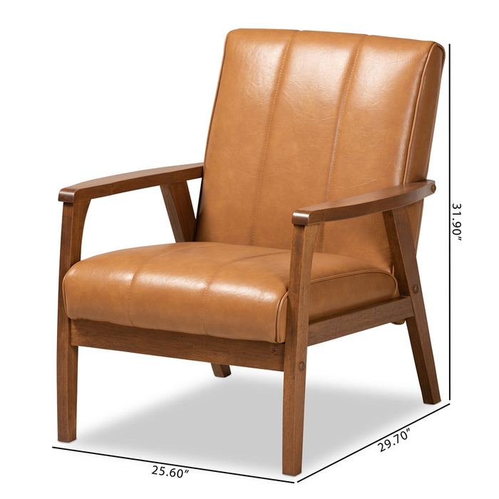 Nikko Faux Leather Lounge Chair - Cool Stuff & Accessories