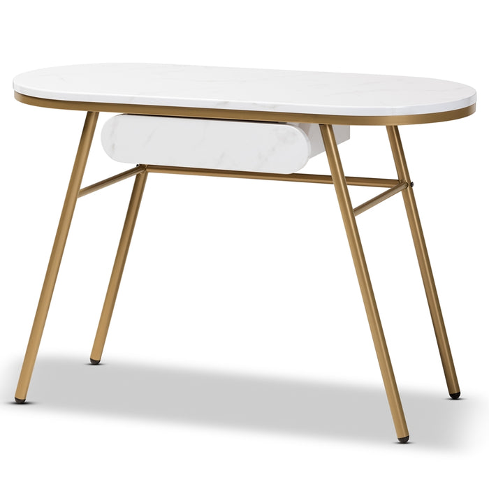 Mabel Gold Metal Console Table - Cool Stuff & Accessories