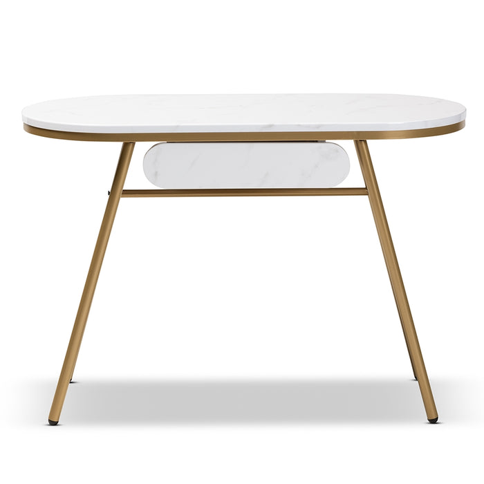 Mabel Gold Metal Console Table - Cool Stuff & Accessories