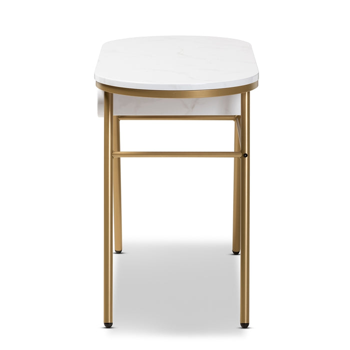 Mabel Gold Metal Console Table - Cool Stuff & Accessories