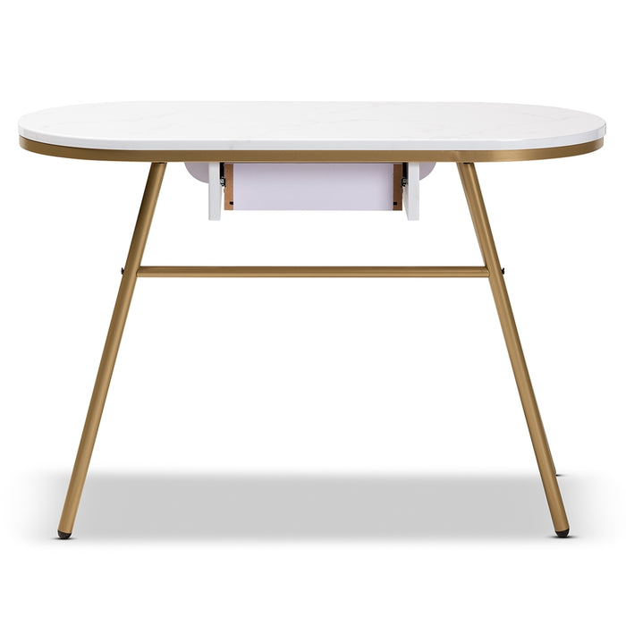 Mabel Gold Metal Console Table - Cool Stuff & Accessories