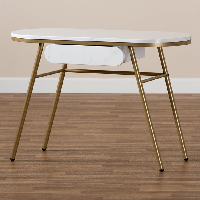 Mabel Gold Metal Console Table - Cool Stuff & Accessories