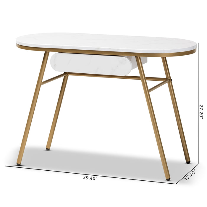 Mabel Gold Metal Console Table - Cool Stuff & Accessories