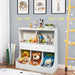Freestanding Combo Cubby Bin Storage Organizer Unit W/3 Baskets/ White - Cool Stuff & Accessories