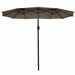 15 ft Double-Sided Outdoor Patio Umbrella with Crank without Base - Cool Stuff & Accessories