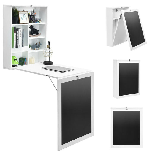Convertible Wall Mounted Table with A Chalkboard/White - Cool Stuff & Accessories