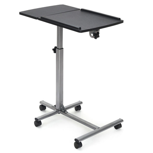 Adjustable Angle Height Rolling Laptop Table - Cool Stuff & Accessories