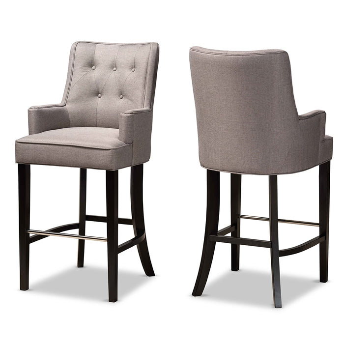 Aldon 2 Piece Bar Stool Set/Grey - Cool Stuff & Accessories