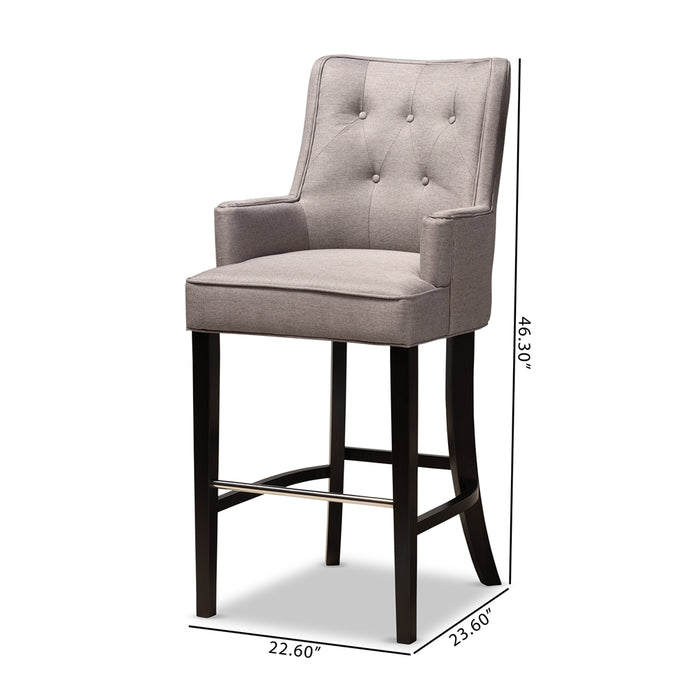 Aldon 2 Piece Bar Stool Set/Grey - Cool Stuff & Accessories