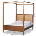 Malia Rattan Canopy Bed - Cool Stuff & Accessories