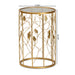 Anaya Glass Leaf End Table - Cool Stuff & Accessories