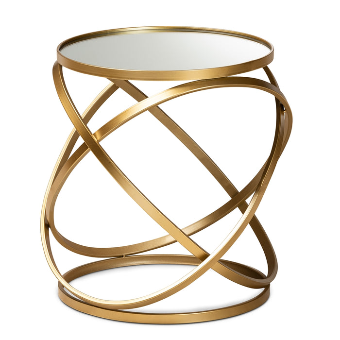 Desma Mirrored Glass End Table - Cool Stuff & Accessories