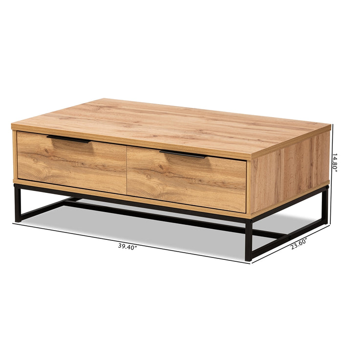 Franklin Contemporary Wood Coffee Table - Cool Stuff & Accessories