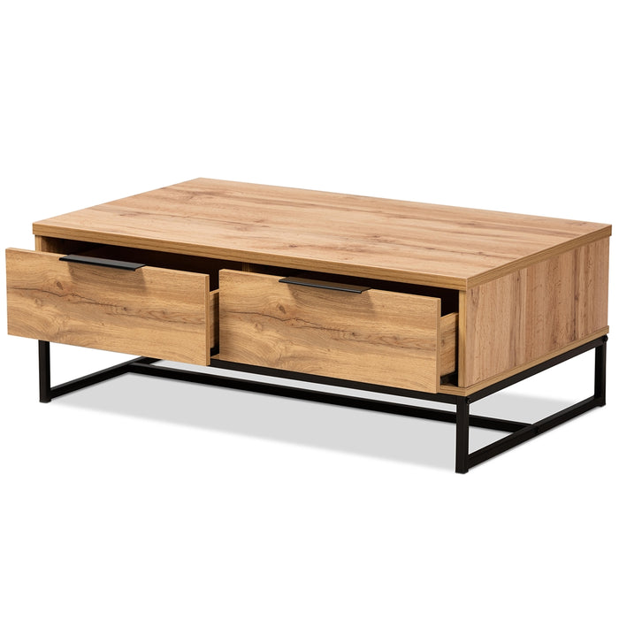 Franklin Contemporary Wood Coffee Table - Cool Stuff & Accessories