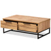 Franklin Contemporary Wood Coffee Table - Cool Stuff & Accessories