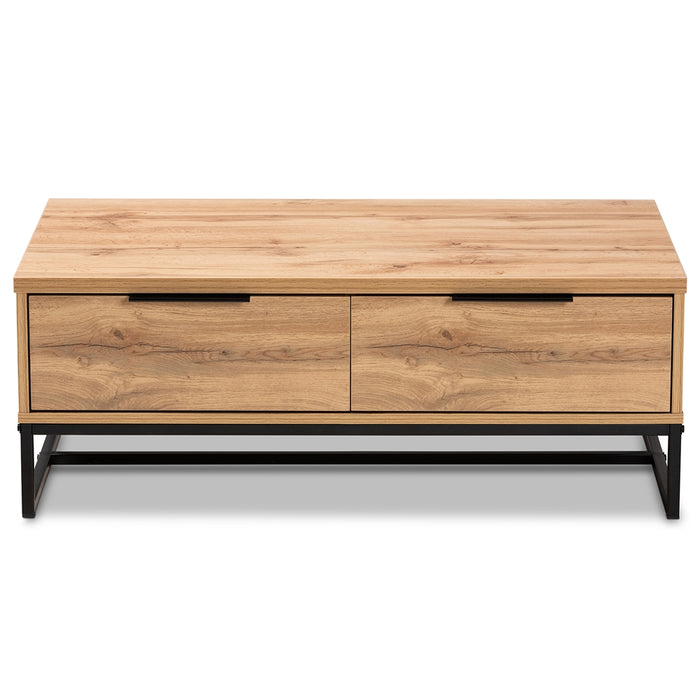 Franklin Contemporary Wood Coffee Table - Cool Stuff & Accessories
