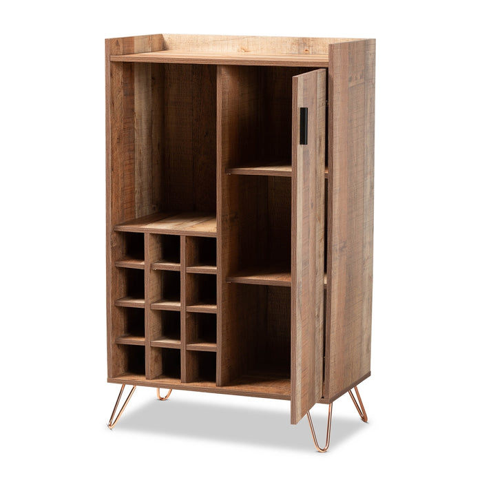 Mathis Oak Wine Cabinet - Cool Stuff & Accessories