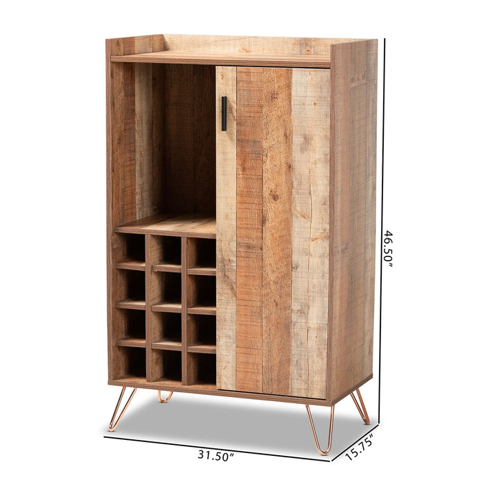 Mathis Oak Wine Cabinet - Cool Stuff & Accessories